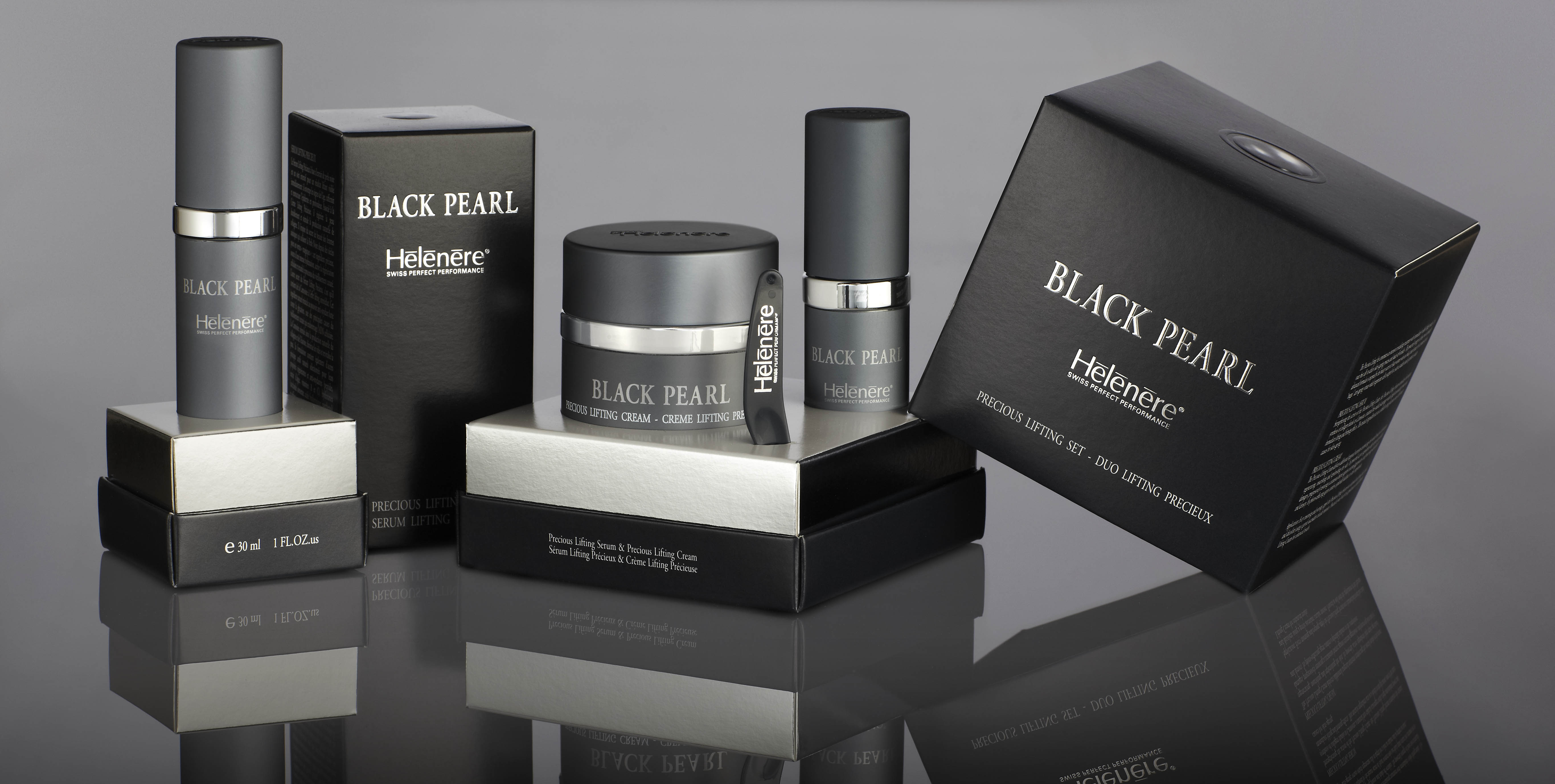 Discover Black Pearl Precious Lifting Serum and Cream, your best ally to shade off wrinkles